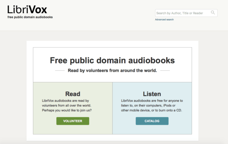 librivox audiobooks free domain public