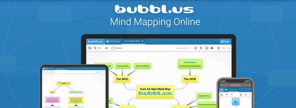 Bubblus mind map software mapa mental