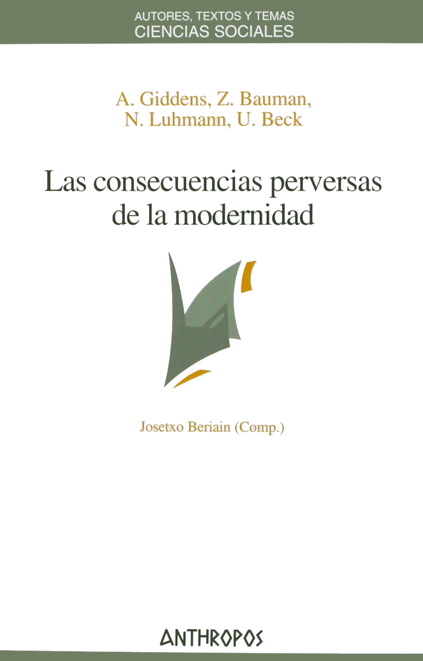 giddens-bauman-beck-consecuencias-perversas-modernidad-libro