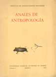 Anales de Antropología. Portada