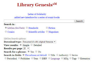 Library Genesis libgen Libreria Genesis