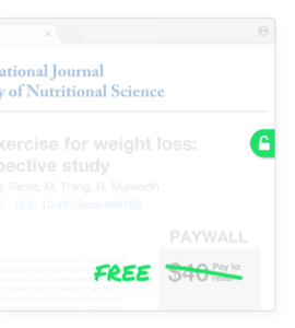 unpaywall extension descargar gratis articulos cientificos legales