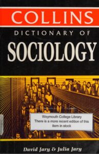 dictionary sociology collins