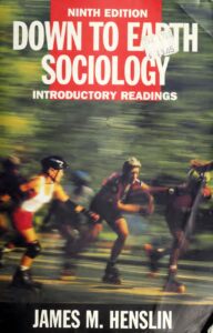 Down to Earth Sociology - James M. Henslin book cover