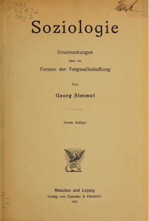 Soziologie - Georg Simmel