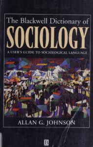 The Blackwell Dictionary of Sociology book cover